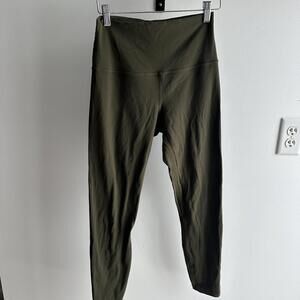 Lululemon Women's Align 25 inch Sports Green High Waist Yoga Pants Tights Size 6